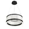 Euf Empra, Pendant, 24", Matte Black, Clear Crystal 49353-020 - alternate 2