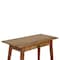 Homeroots 32" Brown Solid Wood Writing Desk 723444 - alternate 5