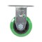 Vestil Polyurethane Rigid Caster 4 In. Diameter x 2 In. Width 700 Lb. Capacity Green/Black CST-F34-4X2DT-R - alternate 3