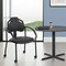 Office Star Products KH Office Chair, Black Seat, Black Back, 24 1/8 in W 22 1/8 in L Polyurethane Seat KH81392 - alternate 4