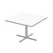 Correll Square 42 in W, 42 in L, 29 in H, Particleboard Top, Frosty White SXT42DES-80-98-13 - alternate 1