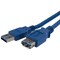 Startech.Com 1M BLUE USB 3.0 EXTENSION CABLE M/F USB3SEXT1M - alternate 1