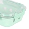 Martha Stewart Elsinore 2 Piece Glass Container Set in Green with Snap Lids 136554.04 - alternate 5
