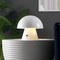 Jonathan Y Porcini 7" Contemporary Bohemian Rechargeable/Cordless Iron Integrated Portable LED Mushroom Table L JYL7116B - alternate 5