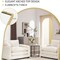 Simple Deluxe Arched Full Length Mirror, Floor Mirror with Stand, Mirror Full Length for Home Wall Decor, Large M 3A88MIROGZ2164GLD - alternate 2