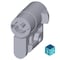Siemens ALPHA 40 mm profile semicylinder with 3-mm pin and double-bit lock for 8GK9560-0KK10 - alternate 2