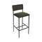 Bfm Seating Meghan Counter Height Stool, Grade 4 Upholstered Seat & Back - Steel Frame - Sand Black Finish JS33HM2155-2155SB - alternate 1