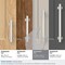 Amerock Davenport 5-1/16 inch 128mm Center-to-Center Polished Nickel Cabinet Pull BP36606PN - alternate 2