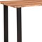 Homeroots 54" Brown Black Solid Wood and Metal Wall Mounted Writing Desk and Bookshelf Set w/ Three Drawers 634361 - alternate 5