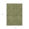 Homeroots 10' X 14' Olive Green And Light Green Abstract Washable Indoor Outdoor Area Rug 598991 - alternate 3