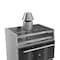 Koolmore 35.04 inch Stainless Steel Professional Charcoal Oven With Warming Racks And Bottom Cabinet KM-CHO35-SS-TRB - alternate 3