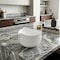 Homeroots White Six Piece Triangle Bone China Service For Six Bowl Set 483495 - alternate 4