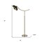 Homeroots 66" Bronze Adjustable Arc Floor Lamp With Bronze Dome Shade 526306 - alternate 2