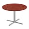 Correll Round Cafe Table, 42 in W, 42 in L, 29 in H, Particleboard Top, Cherry SXT42R-21-98-21 - alternate 1