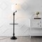 Jonathan Y Cora 60" Modern Metal LED Floor Lamp with Integrated Glass Side Table and Swing Arm, Black JYL3055D - alternate 5