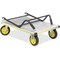 Safco Stow-Away Platform Truck, 1,000 lb Capacity, 24 x 39 x 40, Aluminum/Black 4053NC - alternate 3