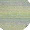 Homeroots 8' Artichoke Green Round Striped Washable Indoor Outdoor Area Rug 608791 - alternate 4