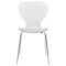 Leisuremod Modern Oyster Transparent Side Chair, Clear OC17CL - alternate 4