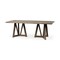 Homeroots 40" Brown Solid Wood Trestle Base Dining Table 380470 - alternate 3