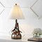 Jonathan Y Cabell 26" Farmhouse Rustic Iron LED Table Lamp, Brown/White JYL8501A - alternate 3