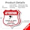 Signmission Video Surveillance Shield Sign Attention, 12 inch X 12 inch, Aluminum Metal Sign, 2PK SHI-A-2PACK-12-469 - alternate 4
