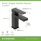 Symmons Duro Single-Hole Single-Handle Bathroom Faucet with Push Pop Drain (1.0 GPM) SLS3612MBPP - alternate 3