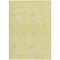 Homeroots 10' X 14' Yellow And Ivory Abstract Washable Indoor Outdoor Area Rug 599777 - alternate 4