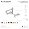 Kingston Brass Double-Handle Wall Mount Bathroom Faucet, Antique Brass KS7243BEX - alternate 3