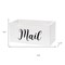Homeroots 6" White Wood Desk Organizer 661188 - alternate 3