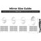 Fab Glass And Mirror Large Oval Hooks Mirror (48in. H x 24in. W), Tempered, Glass, Wall Mirror, Safety Backing 799456351834 - alternate 3