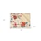 Homeroots 50" X 70" Yellow and Red Kantha Cotton Floral Throw Blanket with Embroidery 357561 - alternate 2