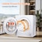 Edendirect 2.6 cu. ft. Vented Electric Dryer in White with Sensor Dry, 4 Auto Drying Modes, Exhaust Duct PVSC04D-W-2 - alternate 3