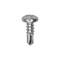 Auveco #8-18 x 7/16in Phillips Pan Head Number 2 Teks Screw Zinc, 100PK 9604 - alternate 1