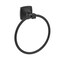 Amerock Stature Matte Black Transitional 7-9/16 in 192 mm Length Towel Ring BH36092MB - alternate 1
