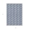 Homeroots 9' X 12' Navy Blue And Ivory Geometric Washable Indoor Outdoor Area Rug 595023 - alternate 3