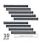 C-Line Products 1/2" x 6" Magnetic Shelf/Bin Label Holders, 10/BX 87207 - alternate 2