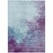 Homeroots 5' X 8' Sky Blue And Purple Abstract Washable Indoor Outdoor Area Rug 604840 - alternate 3