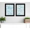 Homeroots Set Of Two Life Is Black Framed Print Wall Art, 2PK 407937 - alternate 2