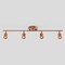 Vidalite Shura Brushed Copper 4-Light Track Light with Rotatable Heads, Integrated LED, 3000k, 2240 Lmn CE1059882 - alternate 1