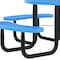 Flash Furniture Round Blue, Polyethylene, Steel, 82.5 in L SLF-EMR-46ADA-BL-GG - alternate 2