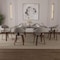 Leisuremod Brivo Swivel Dining Chair with 360-Degree Leather Armchair & Poplar Wood Legs, 2PK BC22GR2 - alternate 2