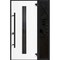 Vdomdoors Front Exterior Prehung Steel Door Ronex1055 Teak Sidelight Exterior Window Sidelite Entry Metal RONEX1055EXD-OAK-W36+14 x H80-LH-I - alternate 1