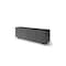 Homeroots 94in Dark Gray Wood Carved Geometric Sideboard With Four Doors 719398 - alternate 3