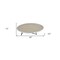 Homeroots 46" Natural and Black Wood And Iron Round Abstract Coffee Table 286244 - alternate 2