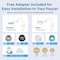 Wrightmaster 8-Layer Advanced Filtration Faucet Mount Water Filter w/Blue Light Technology Removes 99% ZOR-SOGEE203 - alternate 2