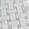 Apollo Tile 12x12 Bianco Carrara, Eastern Beige Marble Polished Floor and Wall Mosaic Tile 5 sqft/case, 5PK APLKB88B03A - alternate 3