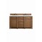 James Martin Vanities Bristol 60'' D Vanity, Saddle Brown w/ Ethereal Noctis Silestone Top w/FreePower Wireless Charger 157-V60D-SBR-FENC - alternate 1