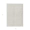Homeroots 5' X 8' Ivory And Beige Floral Washable Indoor Outdoor Area Rug 594636 - alternate 3
