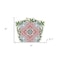 Homeroots 4" X 4" Vintage Green And Taupe Mosaic Peel And Stick Removable Tiles 390873 - alternate 2