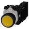 Siemens Pushbutton, 22 mm, round, plastic, yellow, pushbutton, flat 3SU1100-0AB30-1FA0-ZY13 - alternate 3